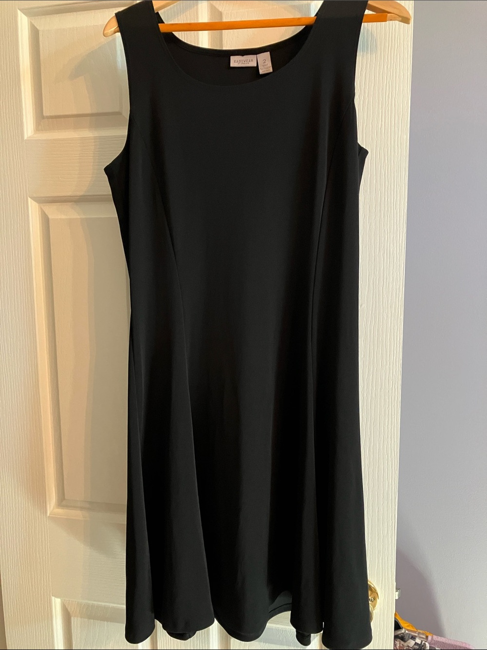 Chico's Black Sleeveless A-Line Dress